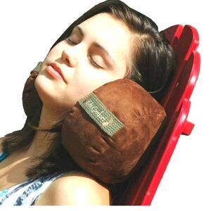 Travel Pillow 2 Luxurious Cushions That Cradle Your Head on The Sides Comes